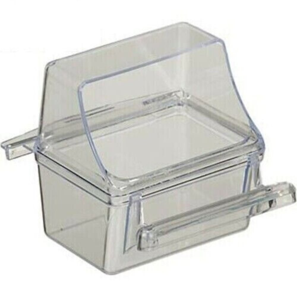 Hanging Bird Feeders for Cage transparent Plastic Food Container 3X pieces